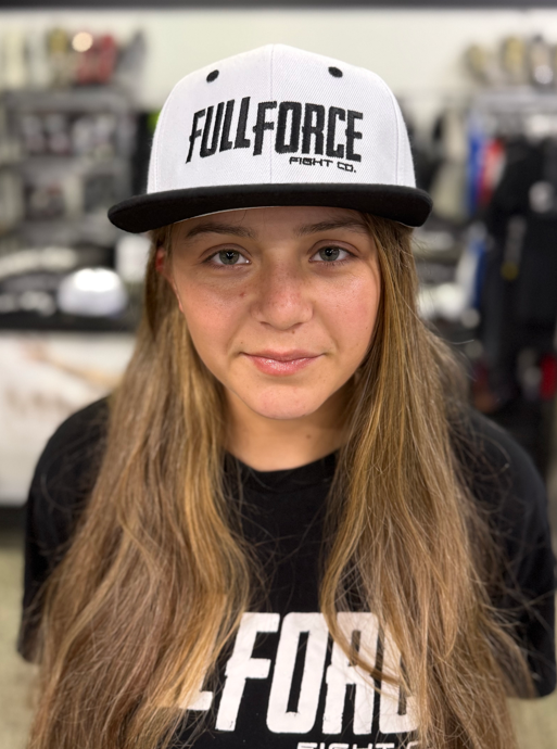 Full Force Fight Co Snapback White/Black